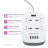 Мережевий фільтр живлення ColorWay 4 розетки/4USB White 1.8м (1QC3.0 + 3 AUTO ID) (CW-CHU44QW)