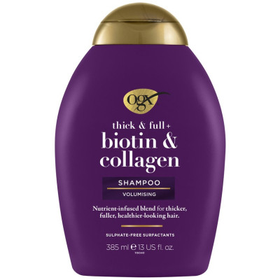 Шампунь OGX Biotin&amp;Collagen для позбавлених об&#039;єму, тонк. волосся 385 мл (0022796976703)