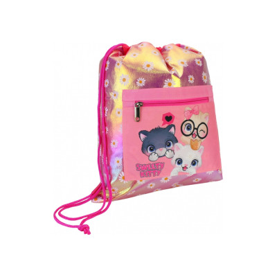 Сумка для взуття Cool For School Рожева з кишенею (CF87301)
