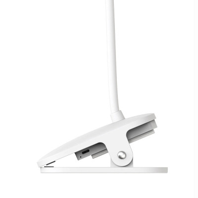 Настільна лампа ColorWay Flexible &amp; Clip 2, 3.5W, battery 1800 mAh (CW-DL10FCB-W)