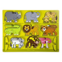Розвиваюча іграшка Melissa&amp;Doug Деревянная головоломка-укладка Сафари (MD9024)