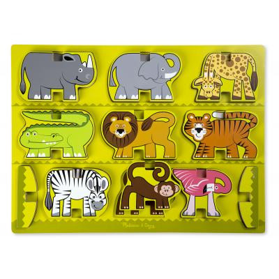 Розвиваюча іграшка Melissa&amp;Doug Деревянная головоломка-укладка Сафари (MD9024)