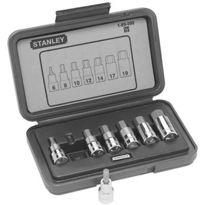 Набір головок Stanley торцевих 1/2&quot;, 7 шт., з шестигранними бітами (1-89-099)