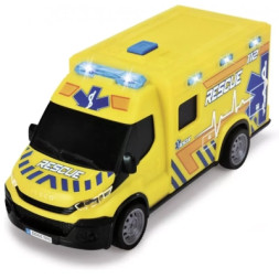 Ігровий набір Dickie Toys Автомобіль Швидка допомога з ношами, зі звук. та світл. ефект., 1:32 18 см (3713014)