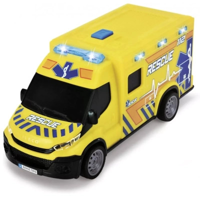 Ігровий набір Dickie Toys Автомобіль Швидка допомога з ношами, зі звук. та світл. ефект., 1:32 18 см (3713014)