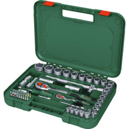 Набір інструментів Bosch з бітами та тріскачками, 1/2&quot;, 25 шт. (1.600.A02.Z9G)