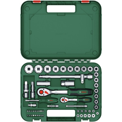 Набір інструментів Bosch з бітами та тріскачками, 1/2&quot;, 25 шт. (1.600.A02.Z9G)