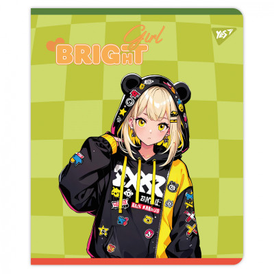 Зошит Yes Bright teenagers А5 12 аркушів клітинка (767490)