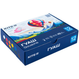 Гуашеві фарби Kite Classic 12 кольорів х 20 мл (K-063)
