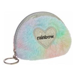 Гаманець дитячий Cool For School Брелок пухнастий Rainbow (CF87112)