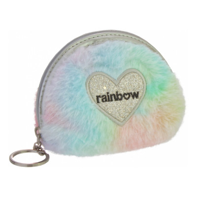 Гаманець дитячий Cool For School Брелок пухнастий Rainbow (CF87112)
