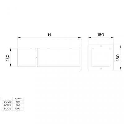 Світильник Philips BCP211 LED1000/WW 13W 100-240V Rec AL 600мм (911401755242)