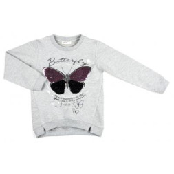 Кофта дитяча Breeze &quot;Butterfly&quot; (10823-134G-gray)