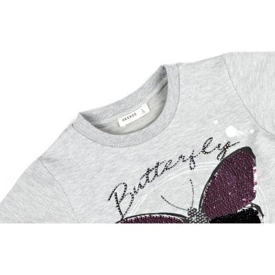 Кофта дитяча Breeze &quot;Butterfly&quot; (10823-134G-gray)