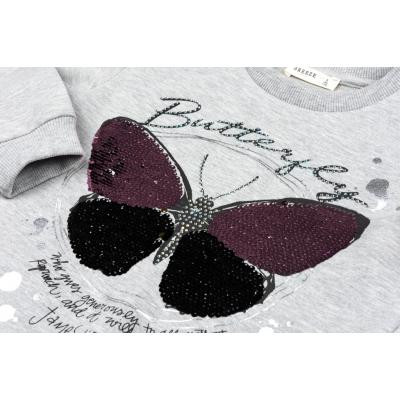 Кофта дитяча Breeze &quot;Butterfly&quot; (10823-134G-gray)