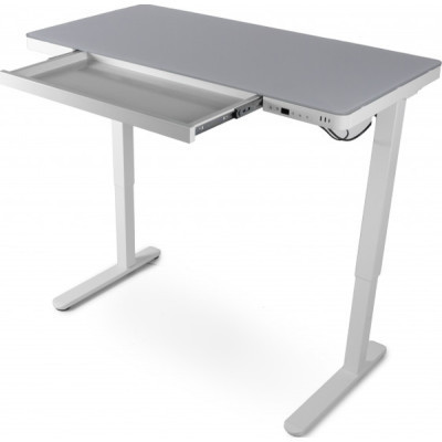 Комп&#039;ютерний стіл Barsky StandUp white glass 1200*600 (BST-12)