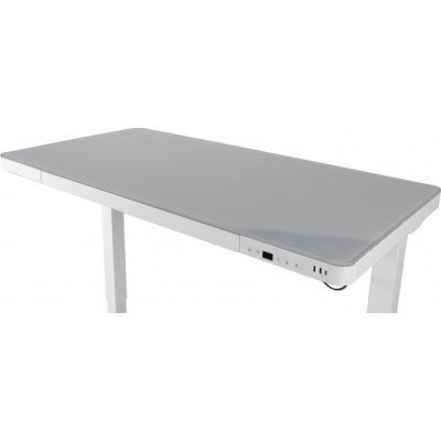 Комп&#039;ютерний стіл Barsky StandUp white glass 1200*600 (BST-12)