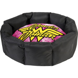 Лежак для тварин Collar Waudog Relax &quot;Чудо-жінка&quot; зі змінною подушкою M 52х42х19 см (225-2007)