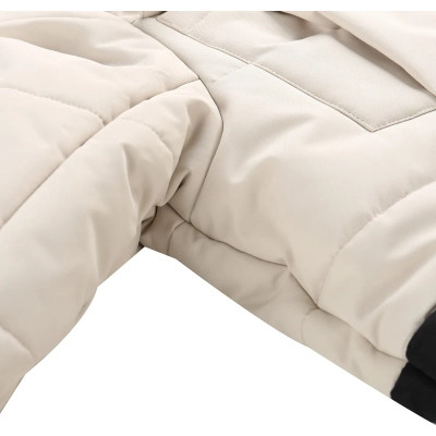 Куртка Alpine Pro Egypa LJCB592 128 бежевий/чорний XS (007.018.0072)