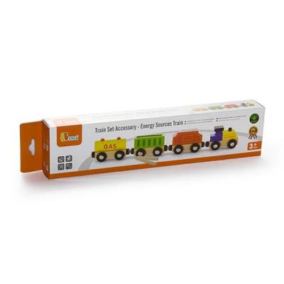 Залізниця Viga Toys Доп. набір до ж / д &quot;Поїзд вантажний. Джерела енергії&quot; (50820)