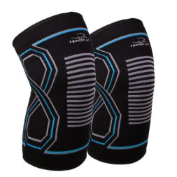 Фіксатор коліна PowerPlay PP-4099 Knee SupportЧорно/Сині S/M (PP_4099_S/M_Bl/Blue)