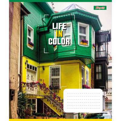 Зошит 1 вересня 1В Life in colors 48 аркушів клітинка (767361)