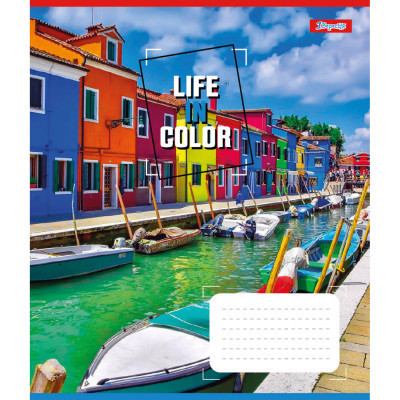 Зошит 1 вересня 1В Life in colors 48 аркушів клітинка (767361)