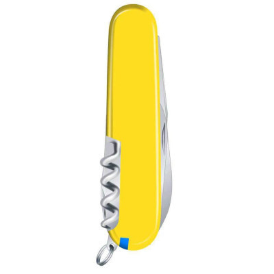 Ніж Victorinox Camper Ukraine 91 мм Синьо-жовтий (1.3613.2.8)