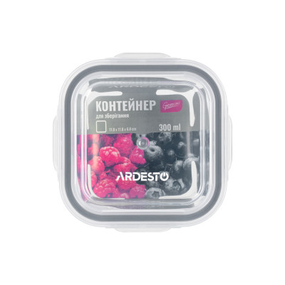 Харчовий контейнер Ardesto Gemini Quadrate 300 мл (AR1230SQ)