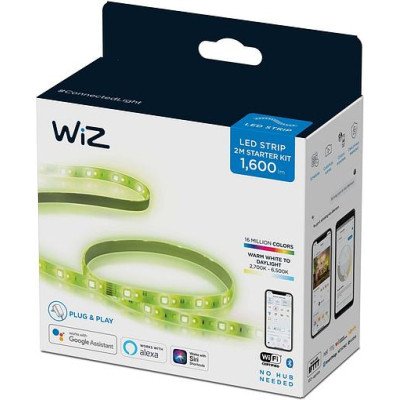 Світлодіодна стрічка WiZ LED 2700-6500K 1600Lm 2.0m RGB (929002524801)