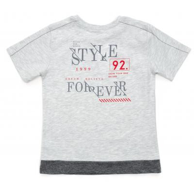 Футболка дитяча Breeze &quot;STYLE FOREVER&quot; (14535-128B-gray)
