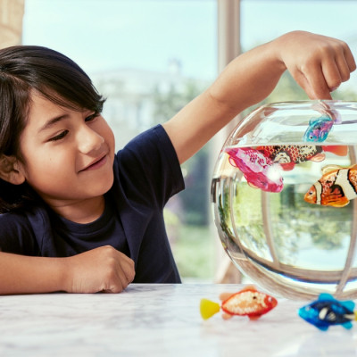 Інтерактивна іграшка Pets &amp; Robo Alive S3 - Роборибка (червона) (7191-1)