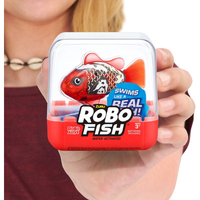 Інтерактивна іграшка Pets &amp; Robo Alive S3 - Роборибка (червона) (7191-1)