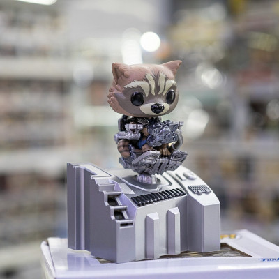 Фігурка для геймерів Funko Pop серії GOTG - Ракета на кораблі (63211)