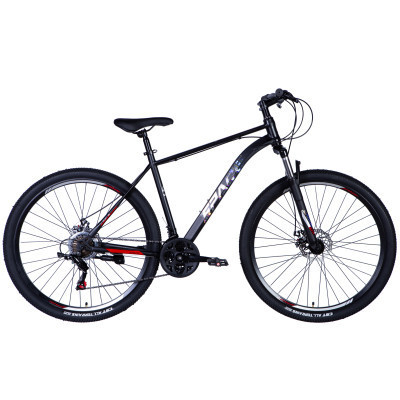 Велосипед Space Neptune (035) AM DD 26&quot; 15&quot; St 2024 Чорно-червоний (OPS-SP-26-029)