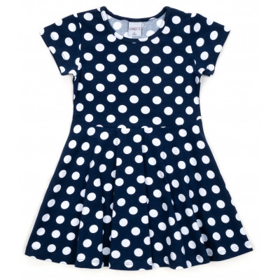 Плаття дитяче Lovetti в горошок (5911-68-122G-blue)
