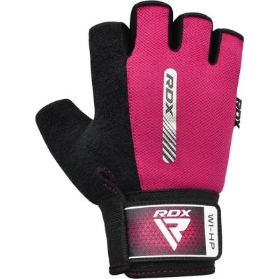 Рукавички для фітнесу RDX W1 Half Pink S (WGA-W1HP-S)