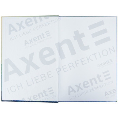 Книга записна Axent Waves А4, 96 аркушів, клітинка, синя (8422-562-A)