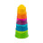Розвиваюча іграшка Fat Brain Toys Пірамідка тактильна Чашки dimpl stack (F293ML)