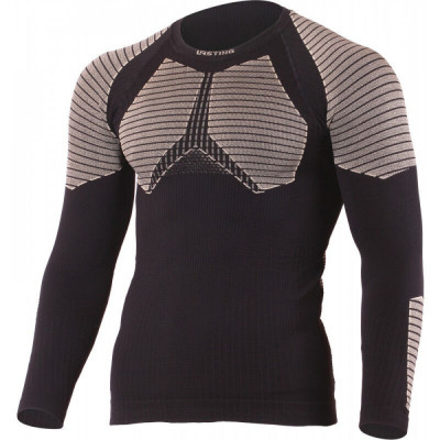 Термокофта Lasting Werolo 9070 - XXL/XXXL - чорний/сірий (002.001.3000)