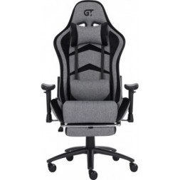 Крісло ігрове GT Racer X-2534-F Gray/Black Suede (X-2534-F Fabric Gray/Black Suede)