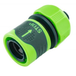 Конектор для шланга Verto СТОП, 1/2 &quot;-5/8&quot; СТОП, 1/2 &quot;-5/8&quot; двухкомпонентный (15G731)