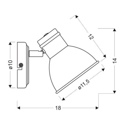 Бра Candellux 91-72115 ZUMBA (91-72115)