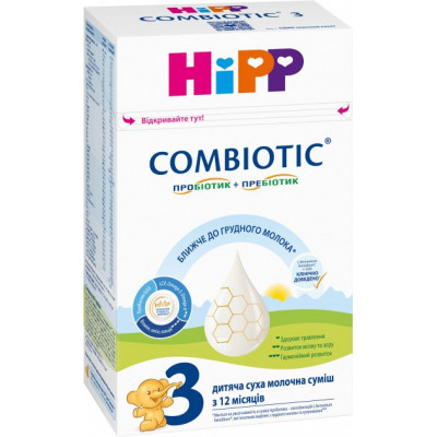 Дитяча суміш HiPP молочна Combiotic 3 +12 міс. 500 г (9062300138785)