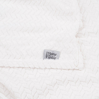 Плед Ardesto Jacquard Braid 160х200см, 100% поліестер, айворі (ART0201JB)