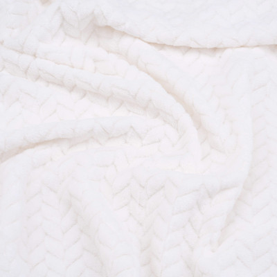 Плед Ardesto Jacquard Braid 160х200см, 100% поліестер, айворі (ART0201JB)