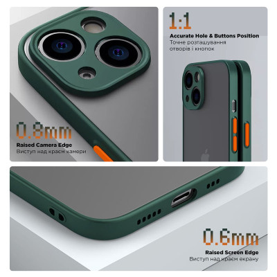 Чохол до мобільного телефона Armorstandart Frosted Matte Xiaomi Redmi Note 14S 4G Dark Green (ARM85109)