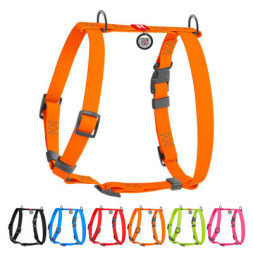 Шлея для собак WAUDOG Waterproof Н-подібна анатомічна XL помаранчева (32454)
