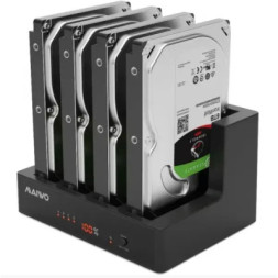 Док-станція для накопичувачів Maiwo 4*HDD 2,5&quot;/3,5&quot; SATA/SSD USB3.0 (K3094A)