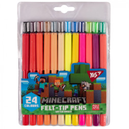 Фломастери Yes Minecraft 24 кольорів (650554)